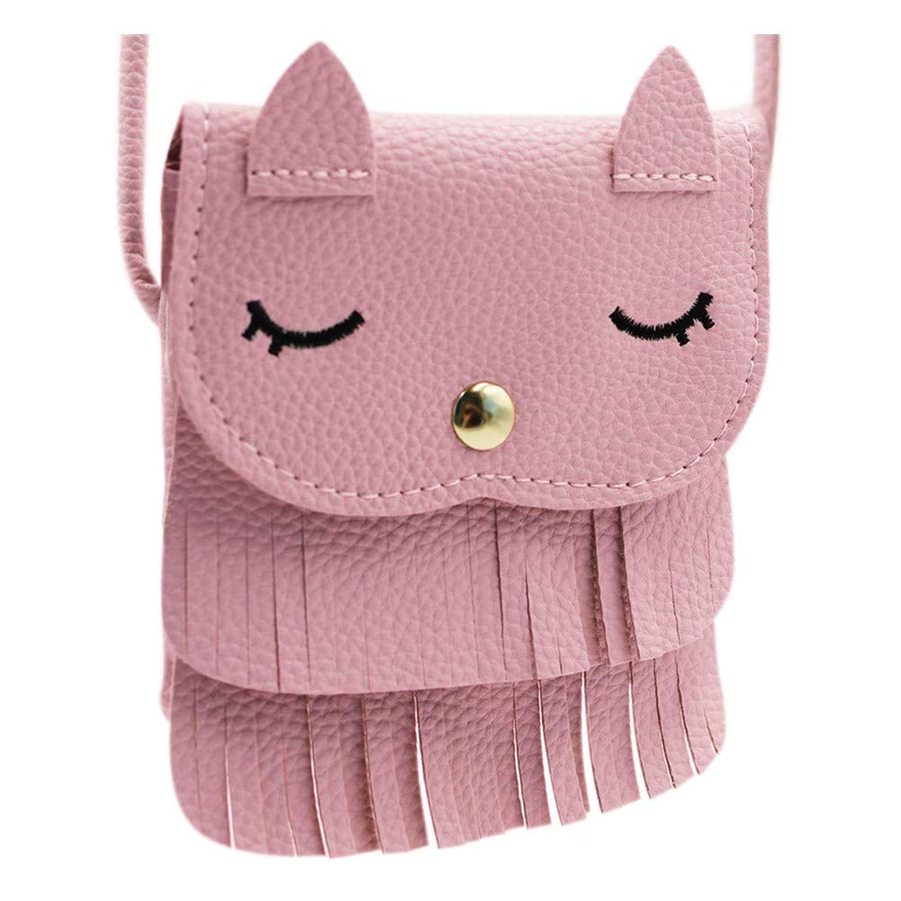 Algopix Similar Product 1 - ZGMYC Cat Tassel Shoulder Bag Small