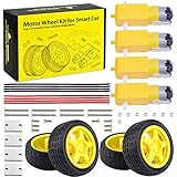 Algopix Similar Product 6 - KEYESTUDIO DC Motor Wheel Parts Kit for