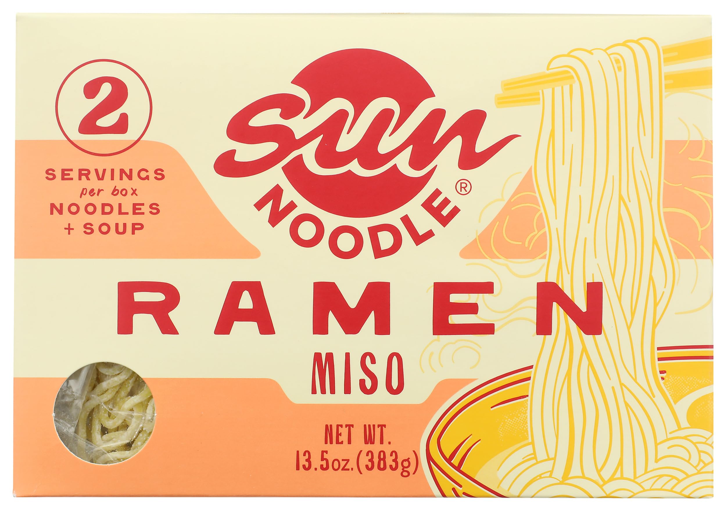 Algopix Similar Product 3 - SUN NOODLE Miso Ramen Soup Mix, 13.5 OZ