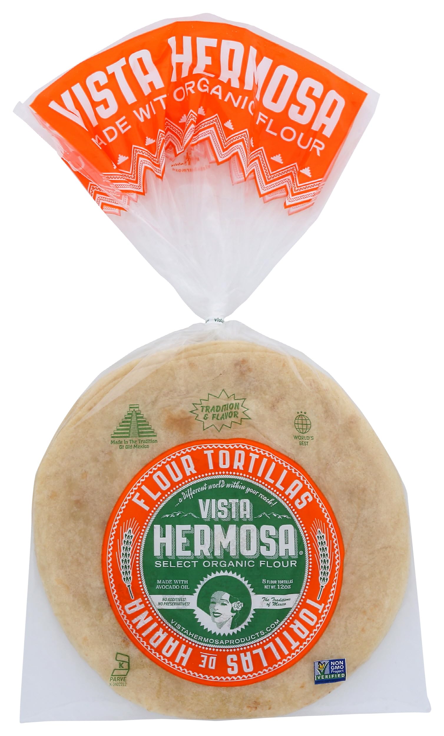 Algopix Similar Product 8 - Vista Hermosa Flour Tortillas 8 Count