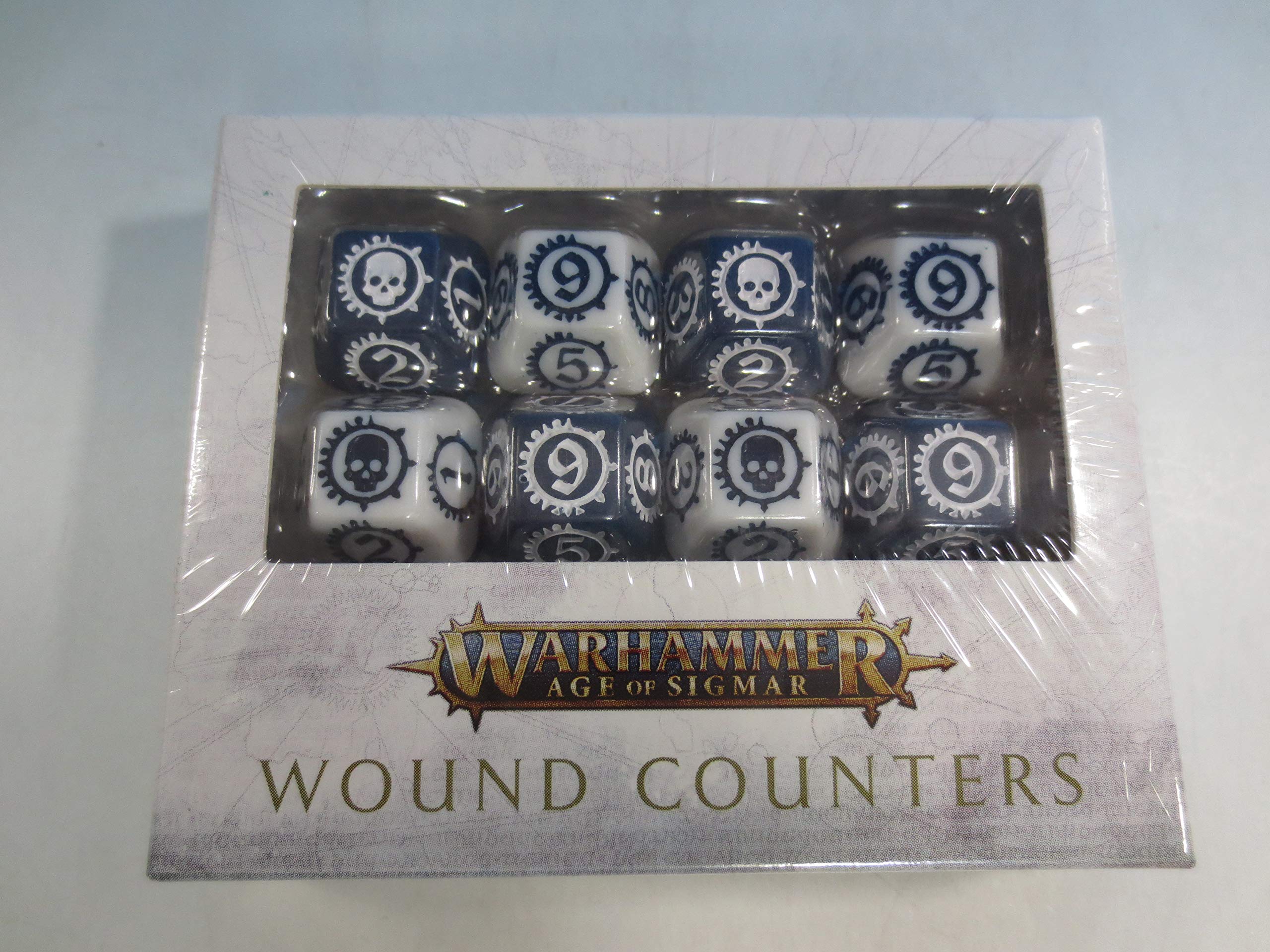 Algopix Similar Product 8 - Warhammer Age of Sigmar Wound Counters