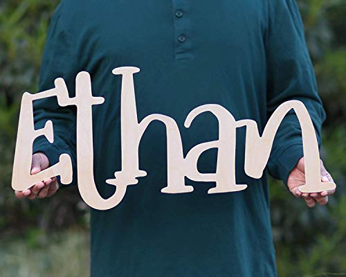 Algopix Similar Product 12 - Custom Personalized Wooden Name Sign