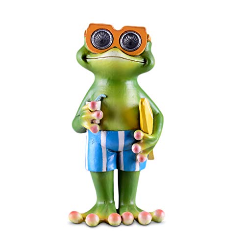 Algopix Similar Product 11 - Solar Garden Frog Decorations  Outdoor