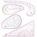 Algopix Similar Product 19 - COCODE Fashion Clear Sewing French