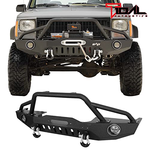 Algopix Similar Product 14 - EAG Front Bumper with LED Lights and