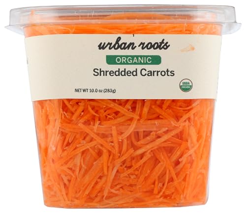 Algopix Similar Product 1 - URBAN ROOTS Organic Shredded Carrots