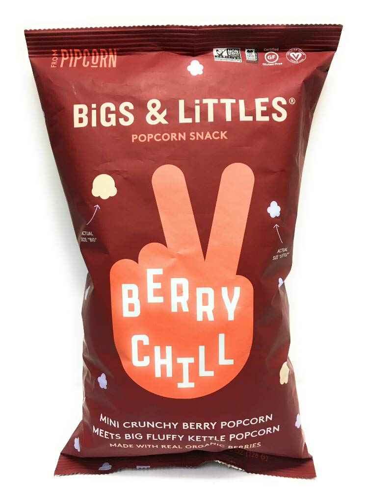 Algopix Similar Product 16 - PIPSNACKS Popcorn Berry, 4.5 OZ