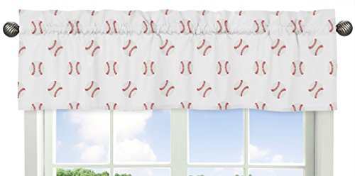 Algopix Similar Product 9 - Sweet Jojo Designs Red and White Window