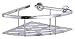 Algopix Similar Product 2 - Tesa Aluxx Corner Shower Shelf