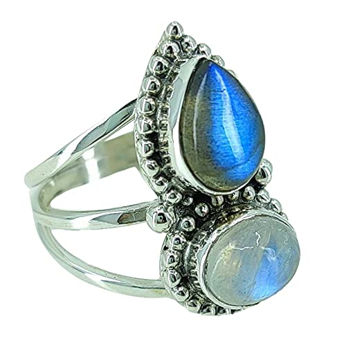 Algopix Similar Product 12 - Navya Craft Rainbow Moonstone