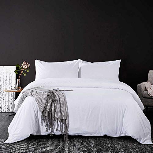 Algopix Similar Product 11 - Tanzy Queen Duvet Cover Set Teal Solid