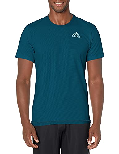 Algopix Similar Product 7 - adidas Mens Parley Stripped Tee