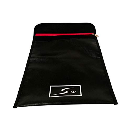 Algopix Similar Product 12 - SEMZ Fireproof Document Bag 15 x 11