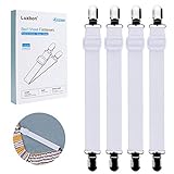 Algopix Similar Product 3 - Aottop Set of 4Pcs Adjustable Bed Sheet