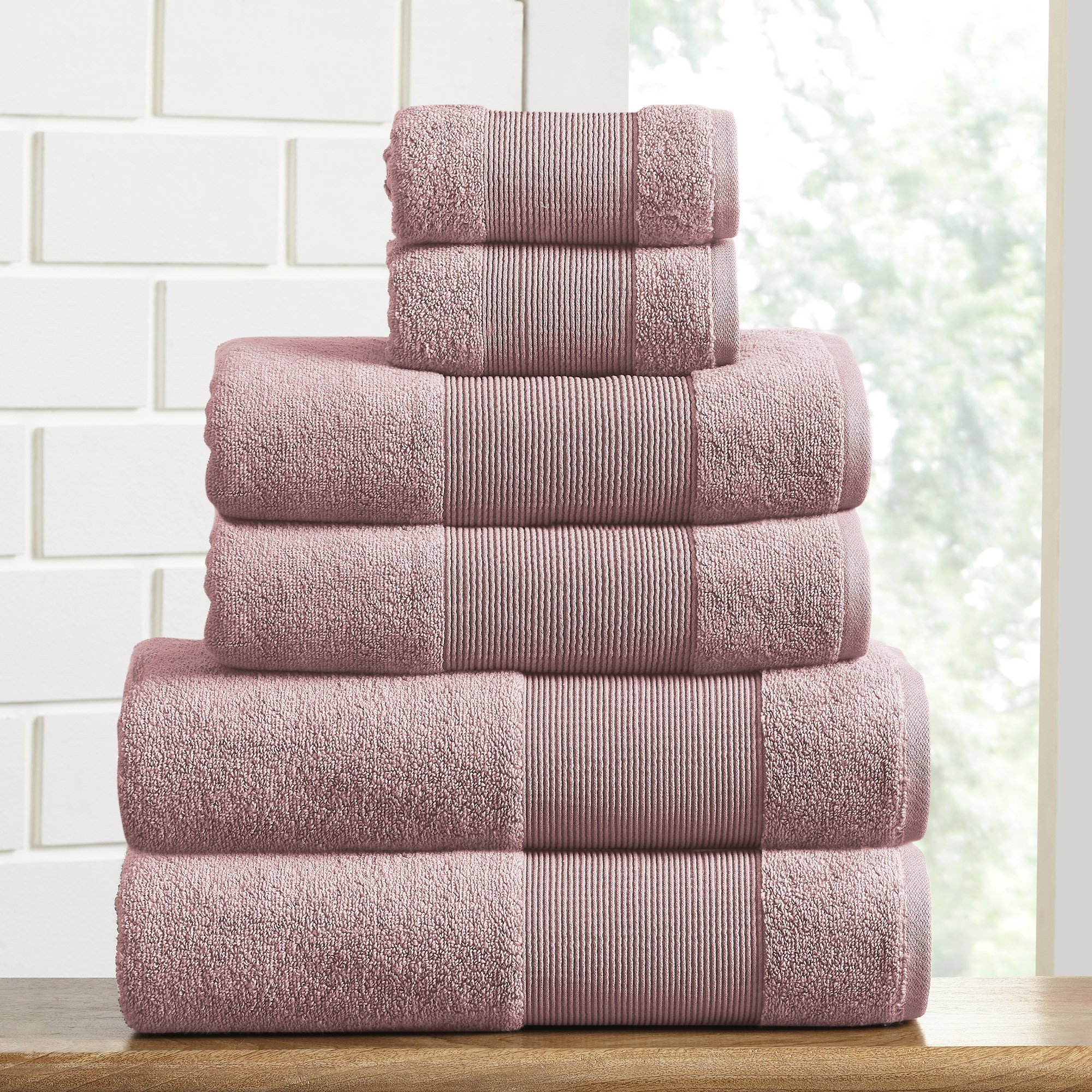 Algopix Similar Product 11 - Modern Threads Air Cloud 6Piece Towel