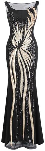 Algopix Similar Product 11 - Angelfashions Womens Sheer Gold