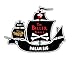 Algopix Similar Product 17 - LARGE Personalized Pirate Night Magnet