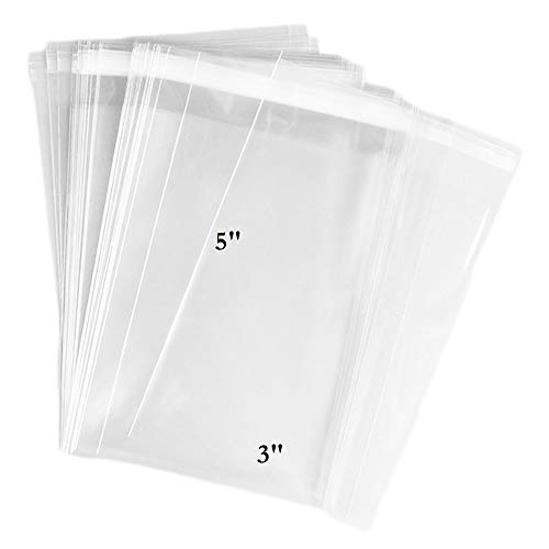 Algopix Similar Product 16 - 200 Pack Clear Resealable Cellophane