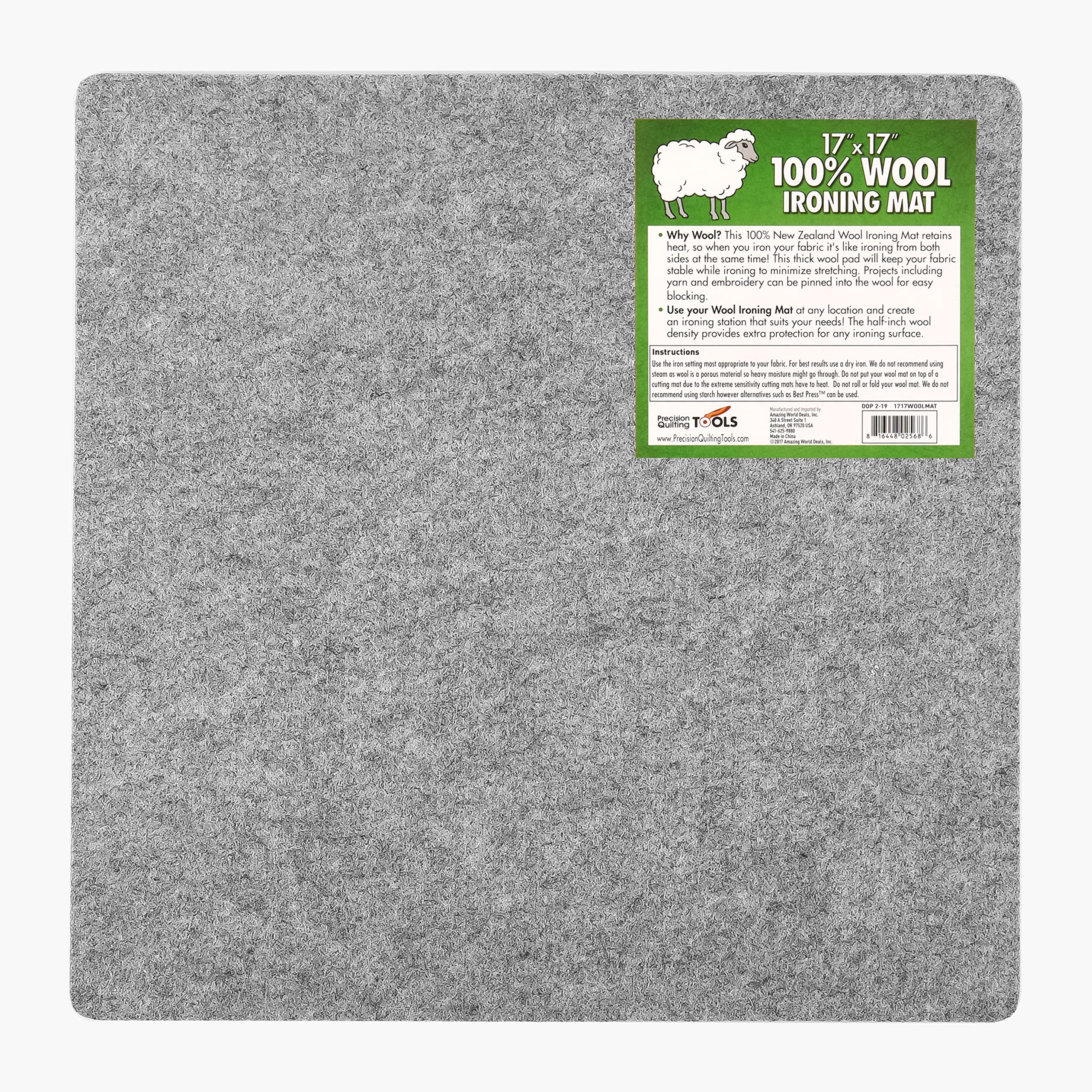 Algopix Similar Product 7 - Precision Quilting Tools 17 x 17 Wool