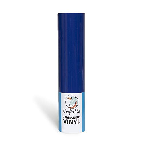 Algopix Similar Product 3 - Craftables Dark Blue Vinyl Roll 