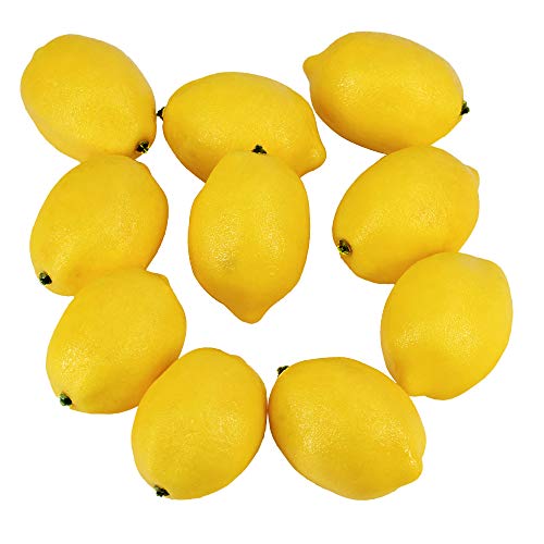 Algopix Similar Product 5 - Supla 20 PCS Artificial Lemons Fake