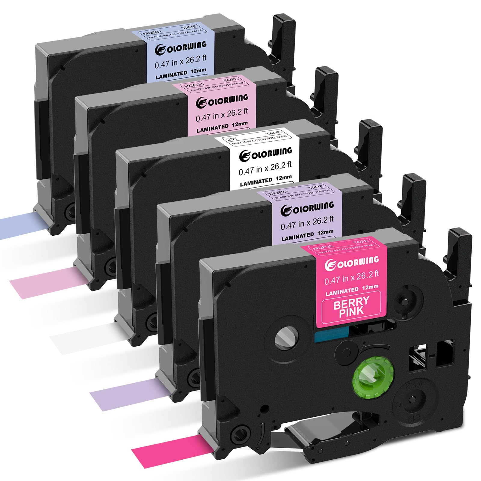 Algopix Similar Product 11 - 5Pack Compatible Brother P Touch Label