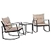 Algopix Similar Product 20 - FDW Patio Wicker Furniture Set 3PCS