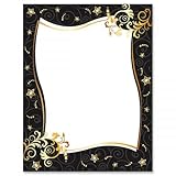 Algopix Similar Product 11 - Stars and Spirals Letter Papers25