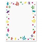 Algopix Similar Product 7 - Handdrawn Stars Letter Papers25 Sheets