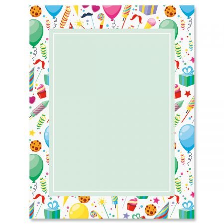 Algopix Similar Product 15 - Surprise Party Letter Papers25 Sheets
