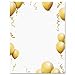 Algopix Similar Product 17 - Gold Balloons Birthday Letter Papers25