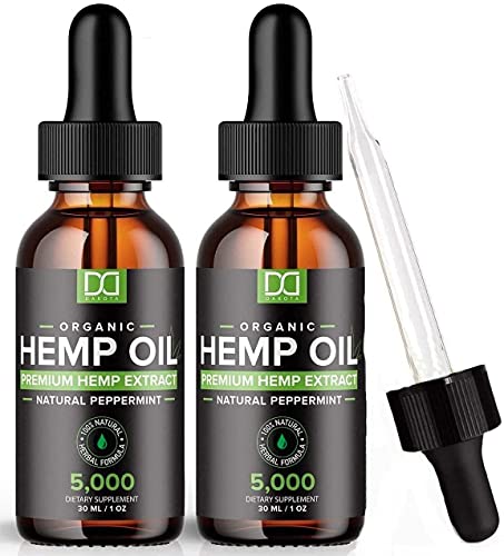 Algopix Similar Product 1 - 5000MG Hemp Oil Maximum Strength for