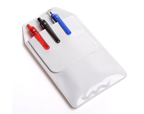 Algopix Similar Product 1 - Ericotry 4PCS White Pocket Protector