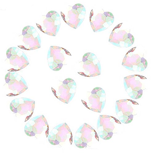 Algopix Similar Product 16 - Crystal Rhinestones 50pcs AB Crystals