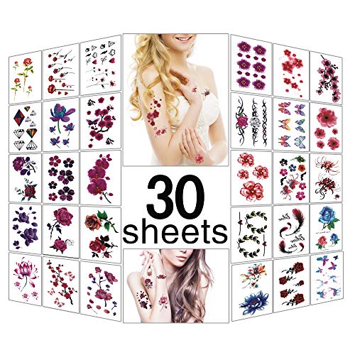 Algopix Similar Product 17 - Yazhiji Mixed Style Body Art Temporary
