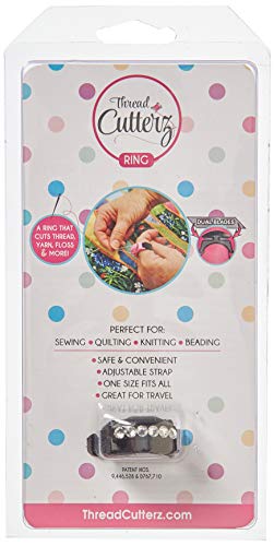 Algopix Similar Product 19 - Thread Cutterz Ring Black wSingle Row