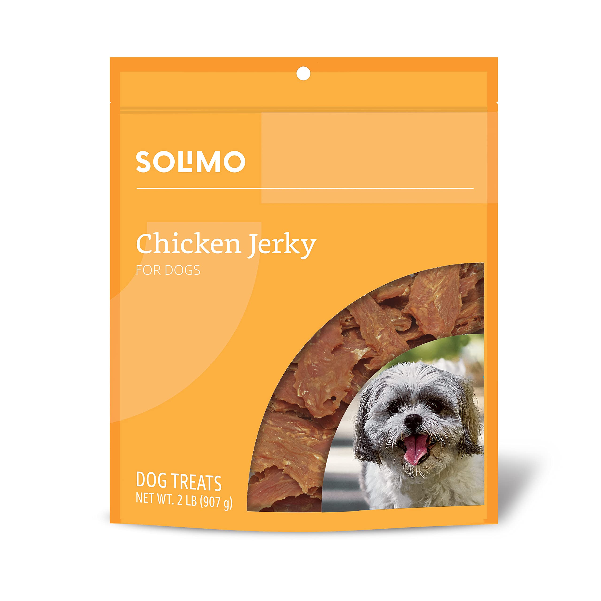 Algopix Similar Product 10 - Amazon Brand  Solimo Chicken Jerky Dog