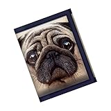 Algopix Similar Product 2 - 3D Live Life Carlino Pug ID Case 10