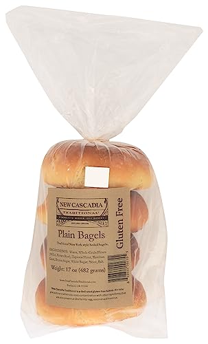 Algopix Similar Product 17 - NEW CASCADIA Bagles Plain 4Pk Gf, 17 OZ