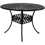 Algopix Similar Product 15 - Sunnydaze Round Patio Dining Table 