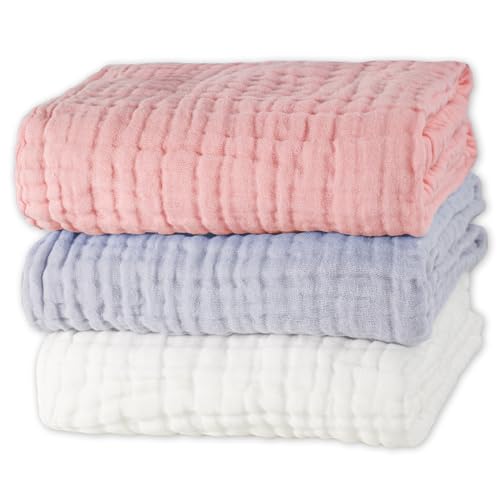 Algopix Similar Product 8 - FOOK FISH Muslin Baby Towel 2 Pack