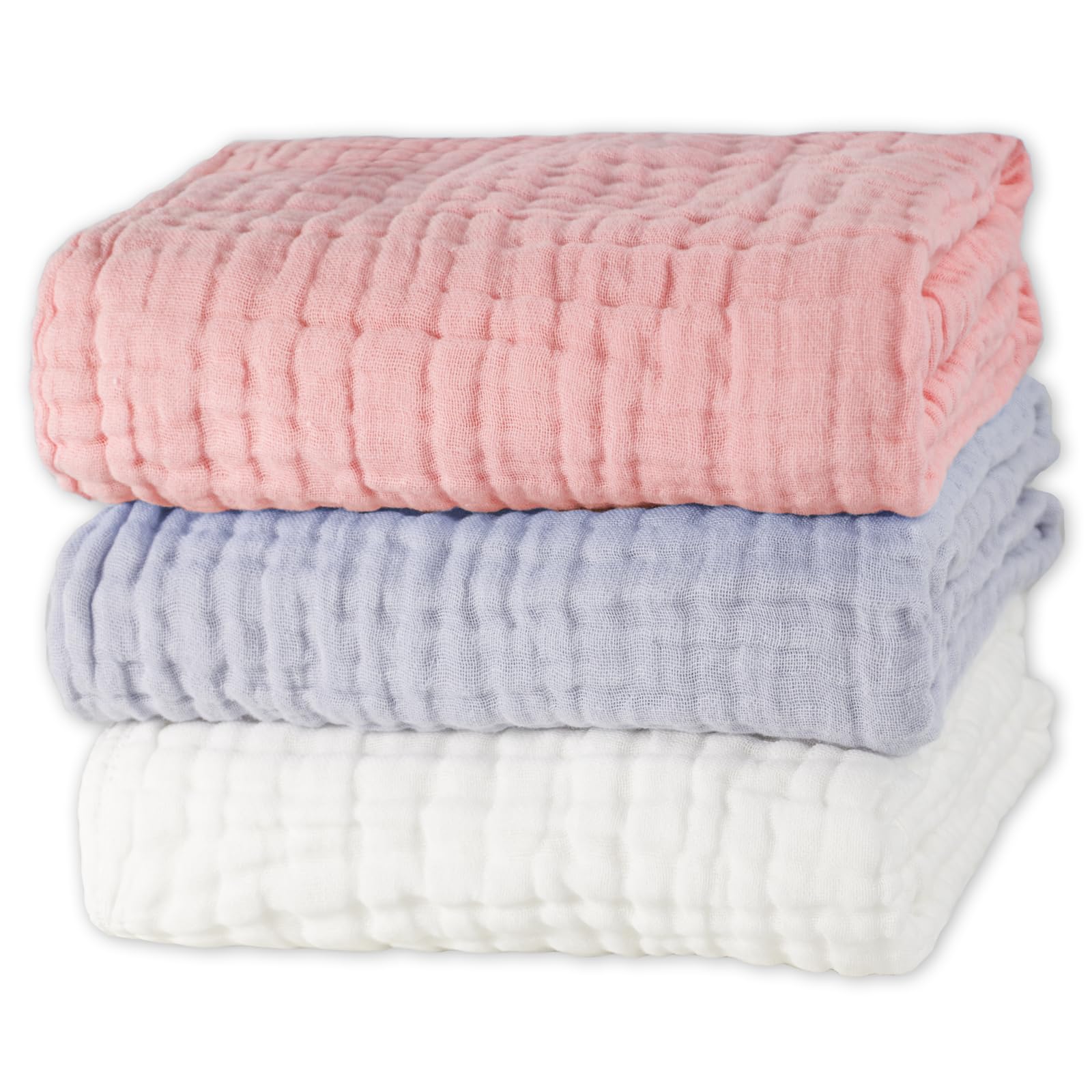 Algopix Similar Product 11 - FOOK FISH Muslin Baby Towel 2 Pack