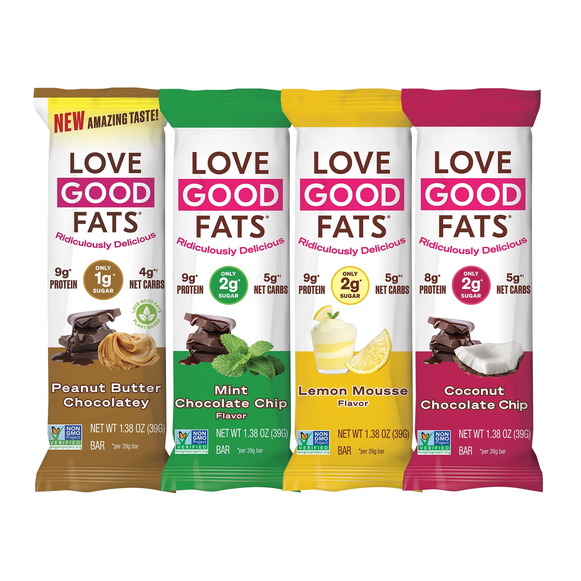 Algopix Similar Product 17 - Love Good Fats Keto Protein Snack Bars