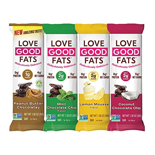 Algopix Similar Product 8 - Love Good Fats Keto Protein Snack Bars