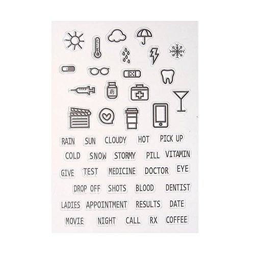 Algopix Similar Product 11 - Starnearby Transparent Clear Stamp DIY