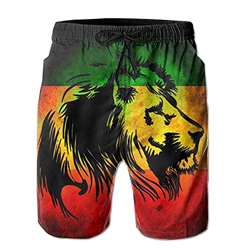 Algopix Similar Product 1 - Jist Zovi Jamaican Lion Flag Mens