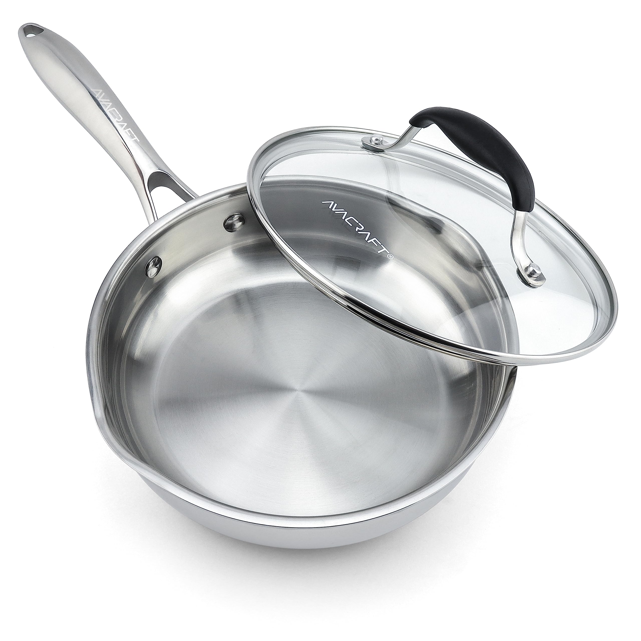 Algopix Similar Product 18 - AVACRAFT 1810 8 Inch Stainless Steel