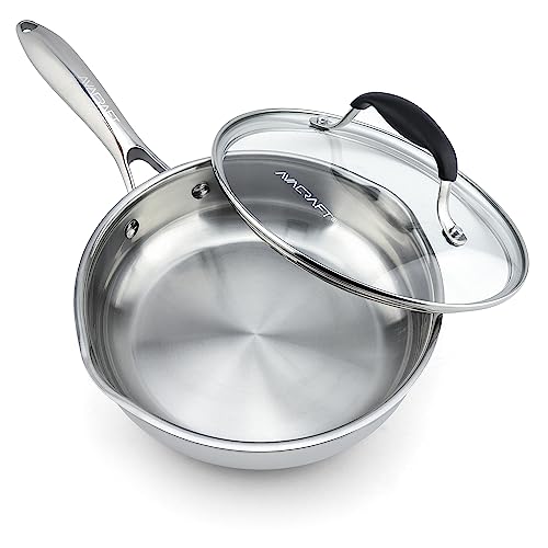 Algopix Similar Product 11 - AVACRAFT 1810 8 Inch Stainless Steel