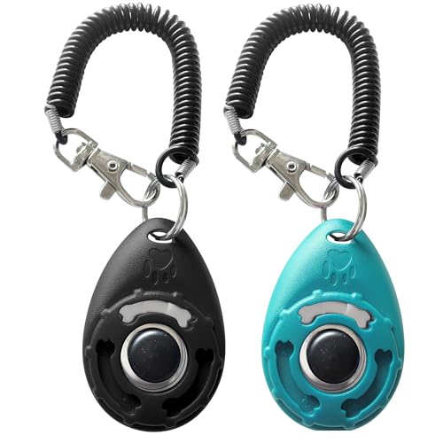 Algopix Similar Product 13 - Dog Training Clicker with Sring Wrist