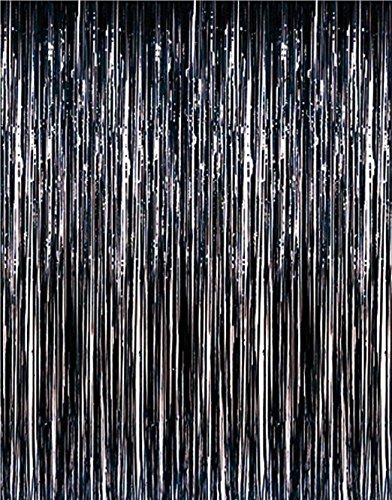 Algopix Similar Product 20 - GiftExpress Foil Fringe Curtain 1 Red